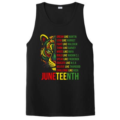 Juneteenth Dream Like Leaders Black History PosiCharge Competitor Tank