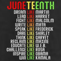 Juneteenth Dream Like Leaders Black 11oz C Handle Ceramic Mug
