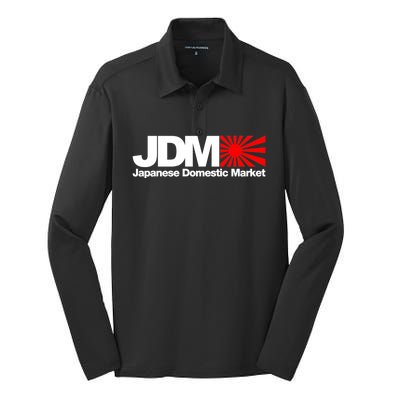 Japanese Domestic Market Jdm (3) Silk Touch Performance Long Sleeve Polo