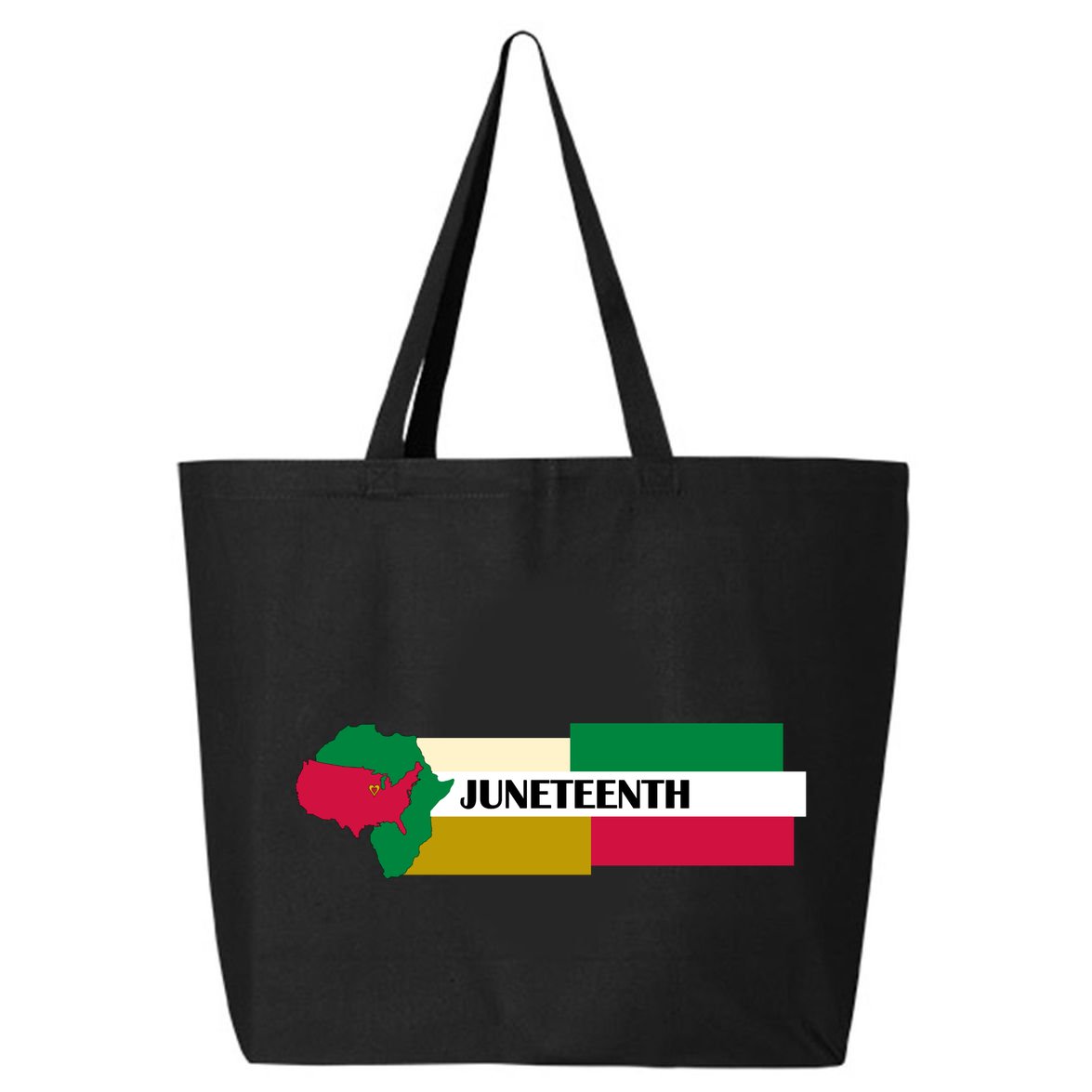 Juneteenth Day Map 25L Jumbo Tote