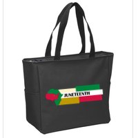 Juneteenth Day Map Zip Tote Bag