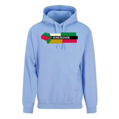 Juneteenth Day Map Unisex Surf Hoodie