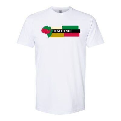 Juneteenth Day Map Softstyle CVC T-Shirt