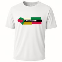 Juneteenth Day Map Cooling Performance Crew T-Shirt