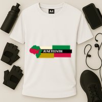 Juneteenth Day Map Cooling Performance Crew T-Shirt