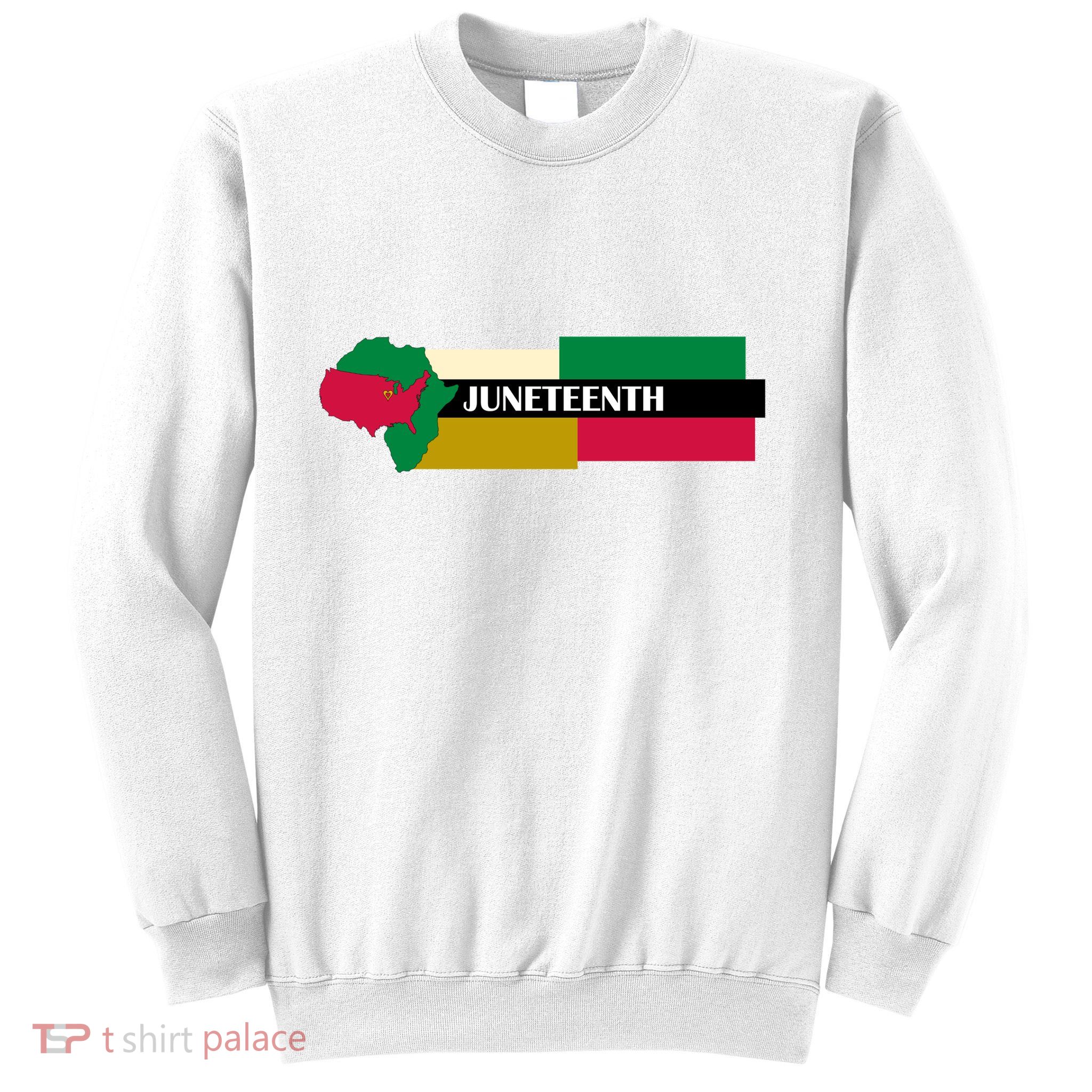 Juneteenth Day Map Sweatshirt
