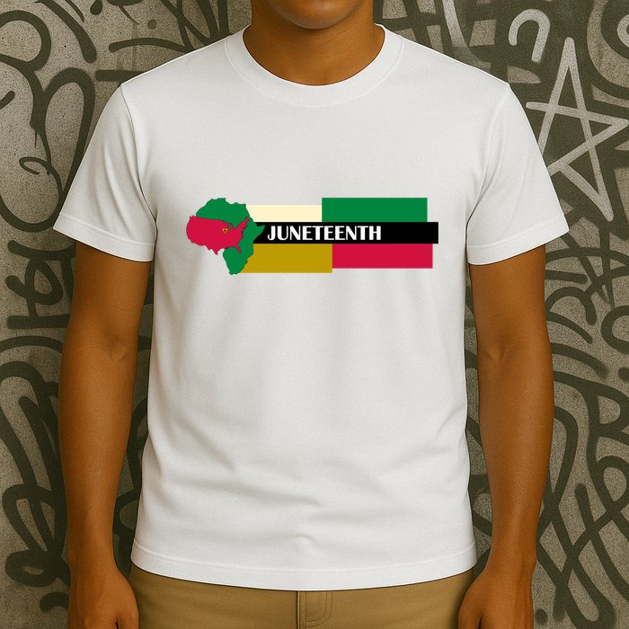 Juneteenth Day Map T-Shirt