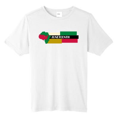 Juneteenth Day Map Tall Fusion ChromaSoft Performance T-Shirt