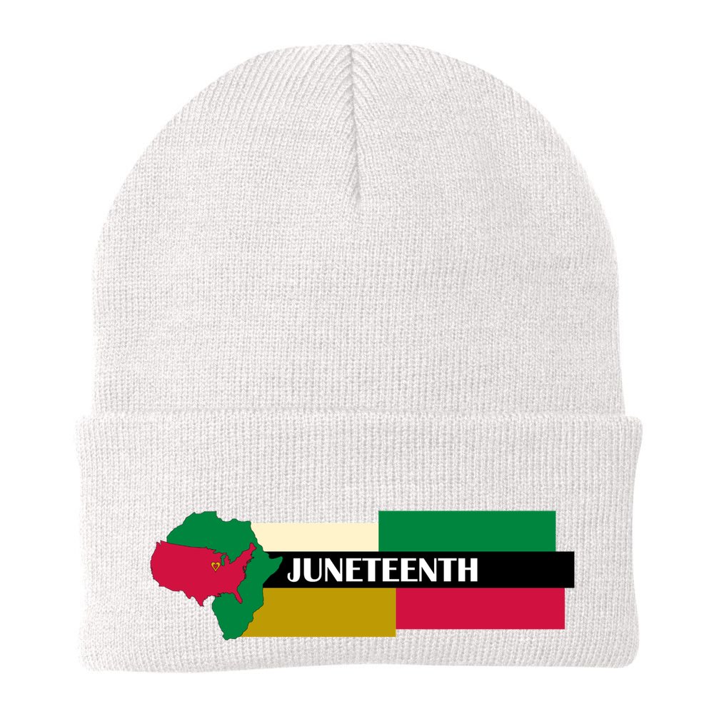 Juneteenth Day Map Beanie