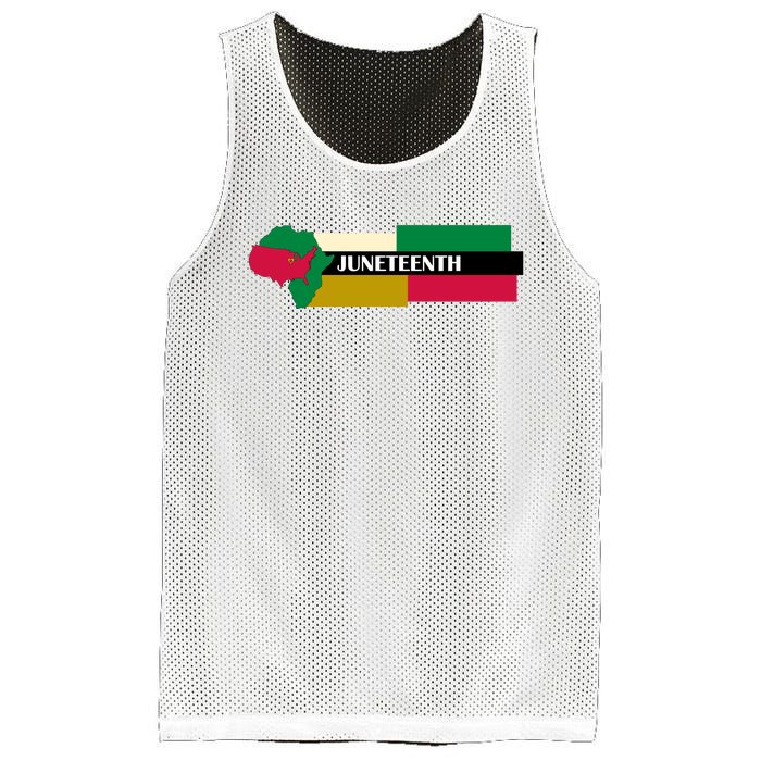 Juneteenth Day Map Mesh Reversible Basketball Jersey Tank