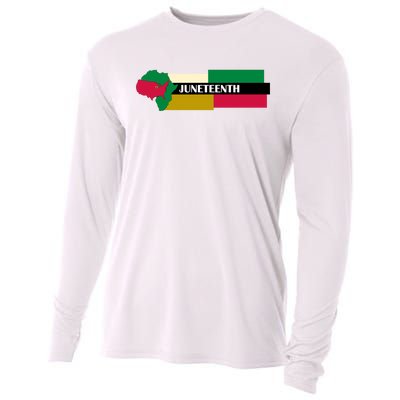 Juneteenth Day Map Cooling Performance Long Sleeve Crew