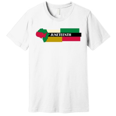 Juneteenth Day Map Premium T-Shirt