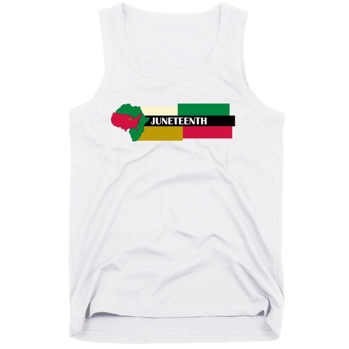 Juneteenth Day Map Tank Top