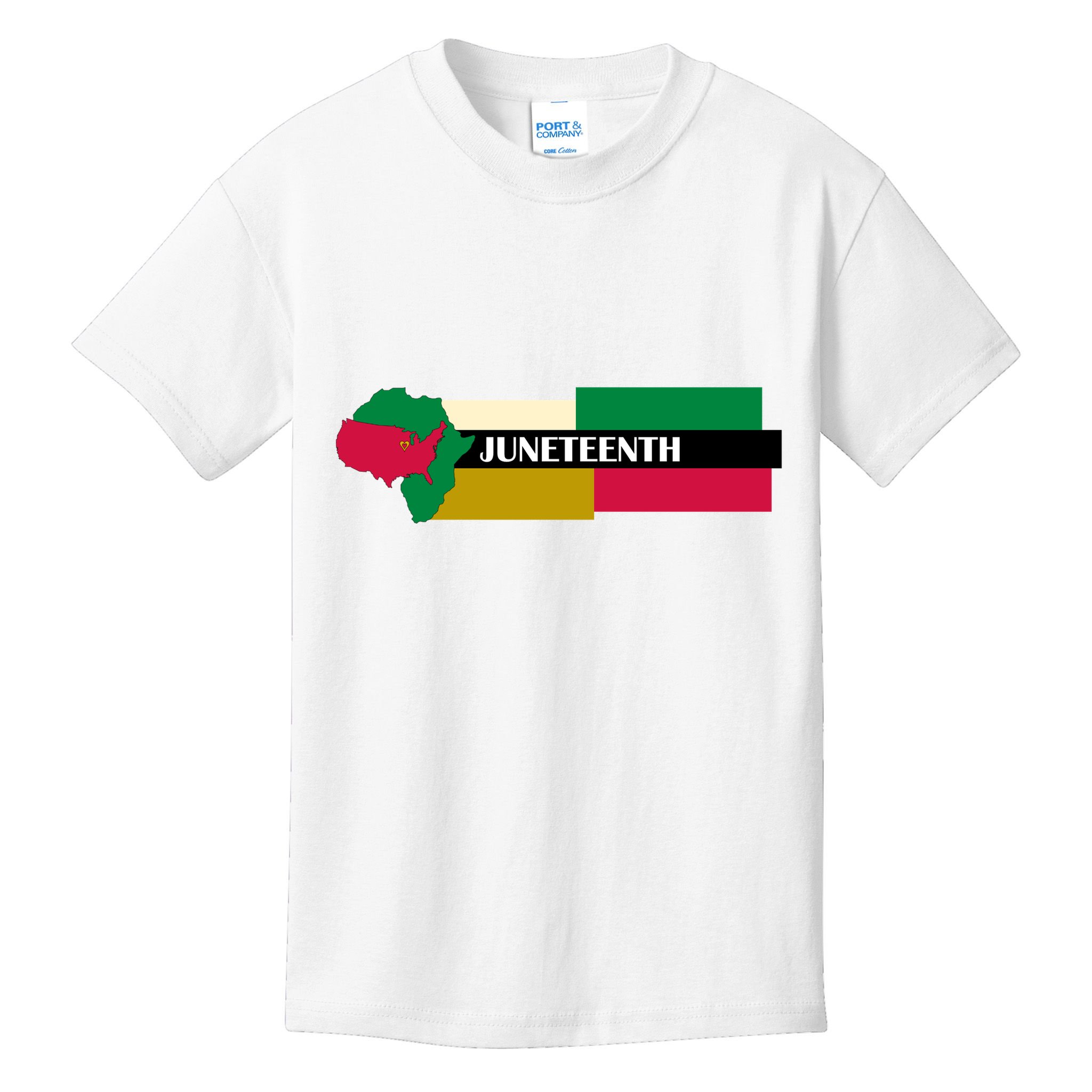 Juneteenth Day Map Kids T-Shirt