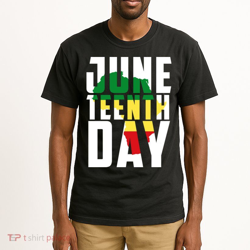 Juneteenth Day Map Tall T-Shirt