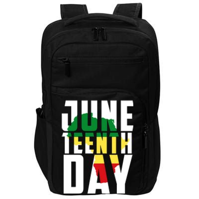 Juneteenth Day Map Impact Tech Backpack