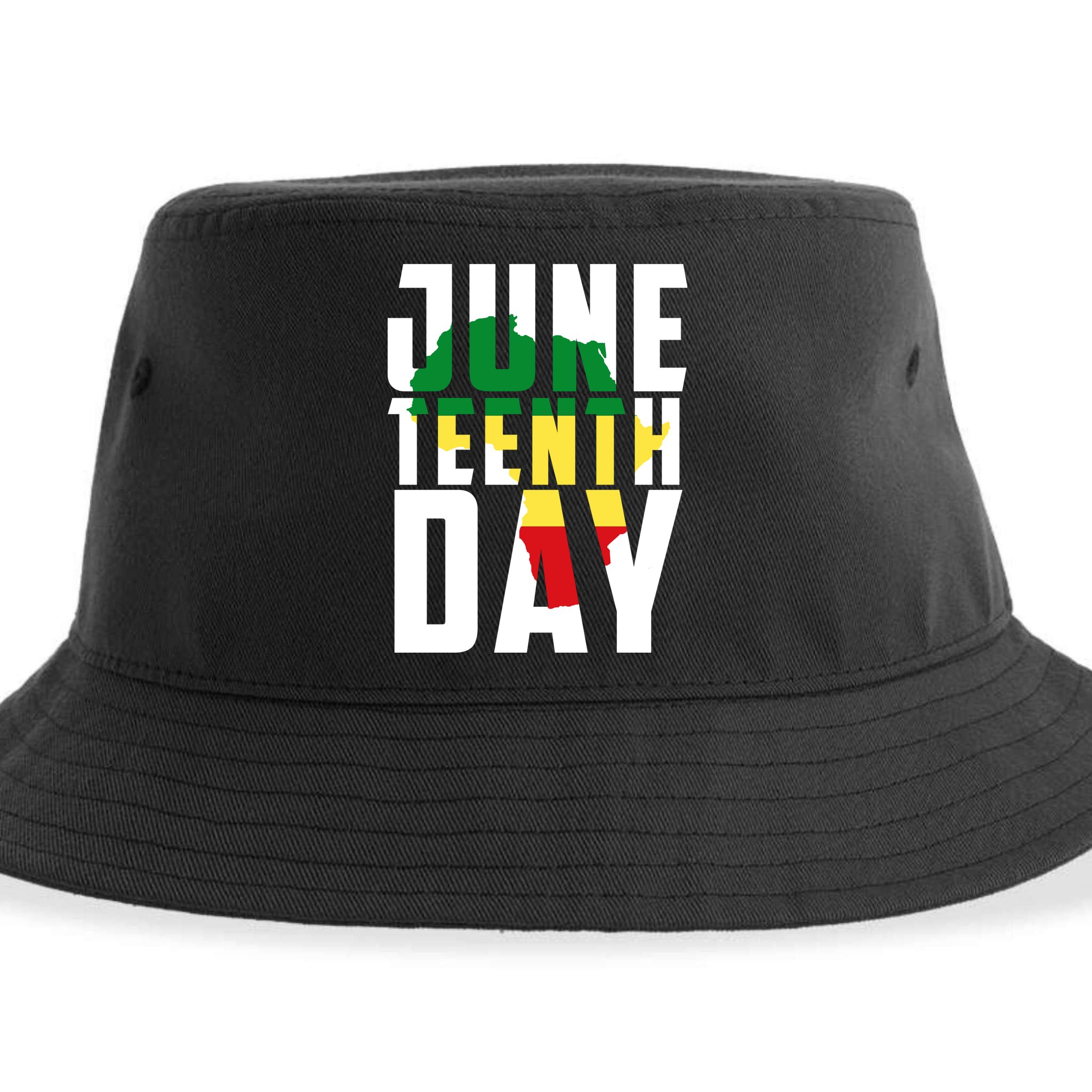 Juneteenth Day Map Sustainable Bucket Hat