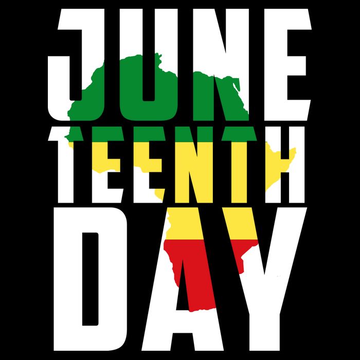 Juneteenth Day Map Flat Bill Trucker Hat