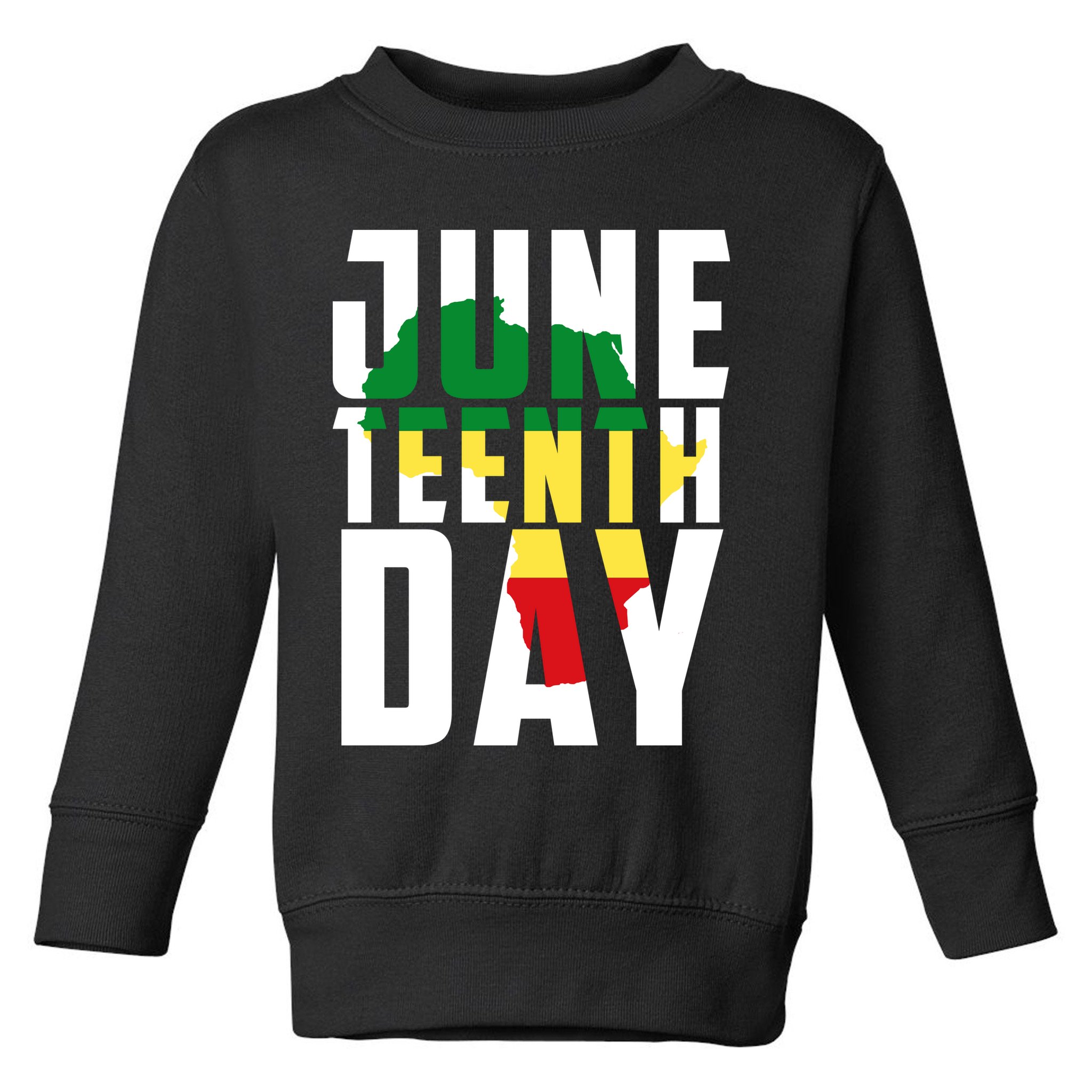 Juneteenth Day Map Toddler Sweatshirt