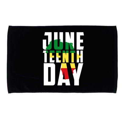 Juneteenth Day Map Microfiber Hand Towel