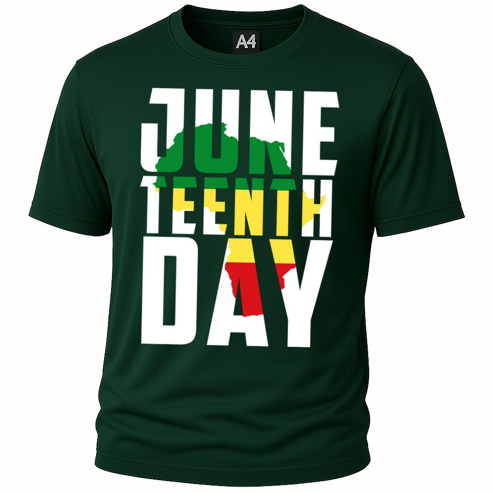 Juneteenth Day Map Performance Shirt