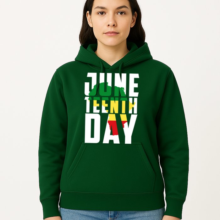 Juneteenth Day Map Hoodie