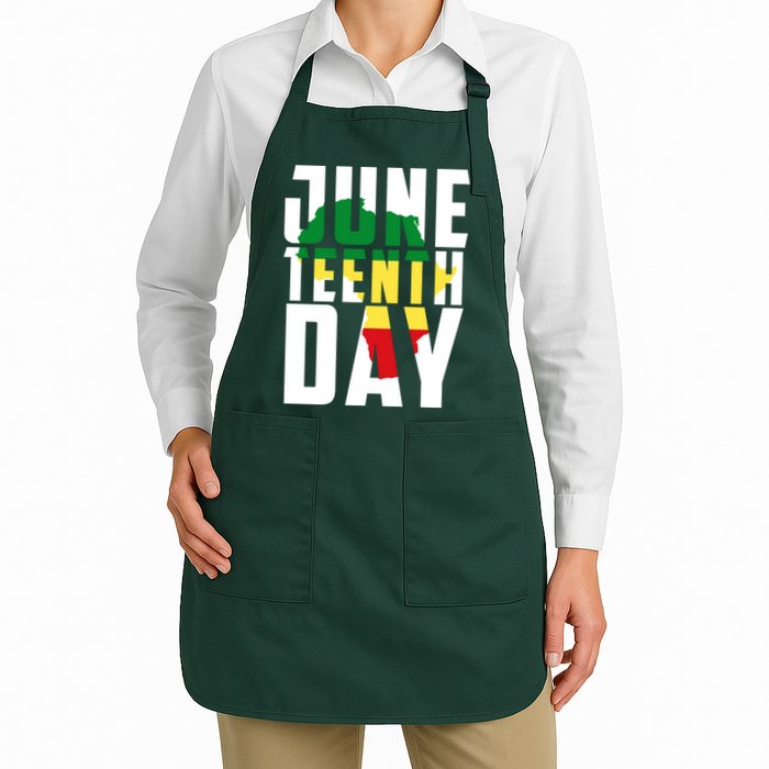 Juneteenth Day Map Apron