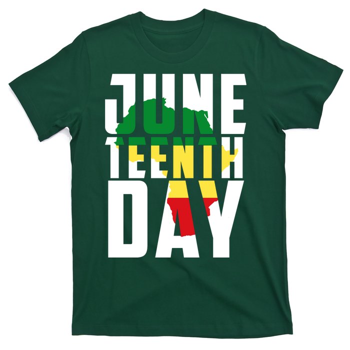 Juneteenth Day Map T-Shirt