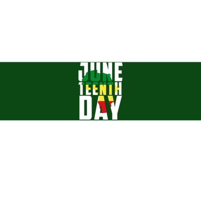 Juneteenth Day Map Bumper Sticker