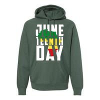 Juneteenth Day Map Premium Hoodie