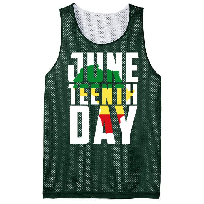 Juneteenth Day Map Mesh Reversible Basketball Jersey Tank