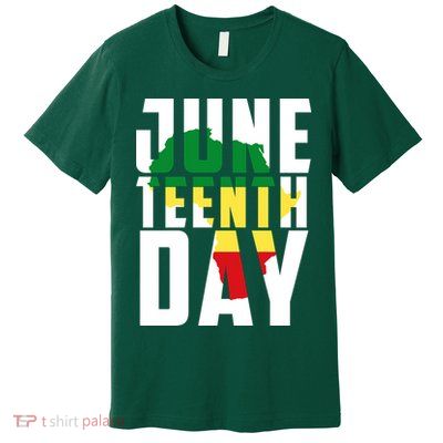 Juneteenth Day Map Premium T-Shirt