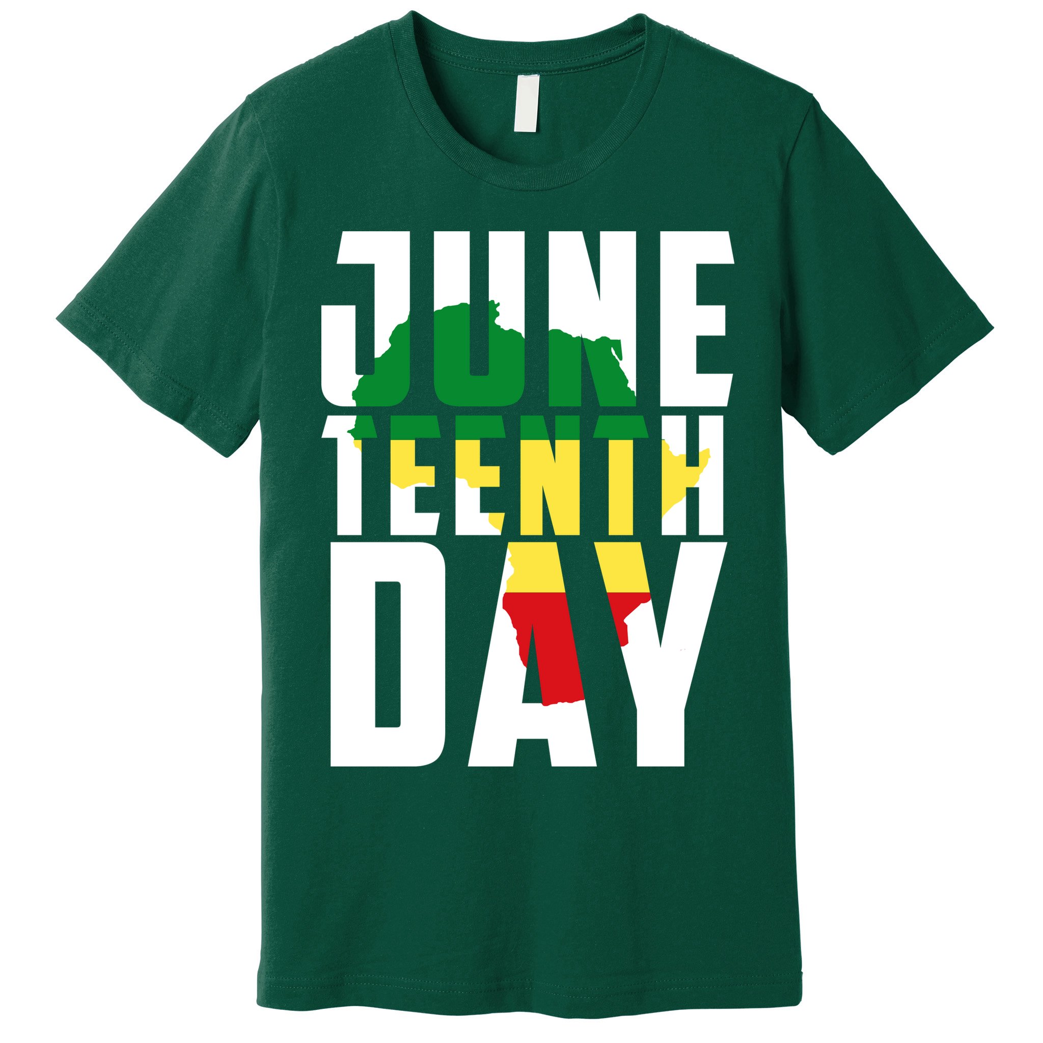 Juneteenth Day Map Premium T-Shirt