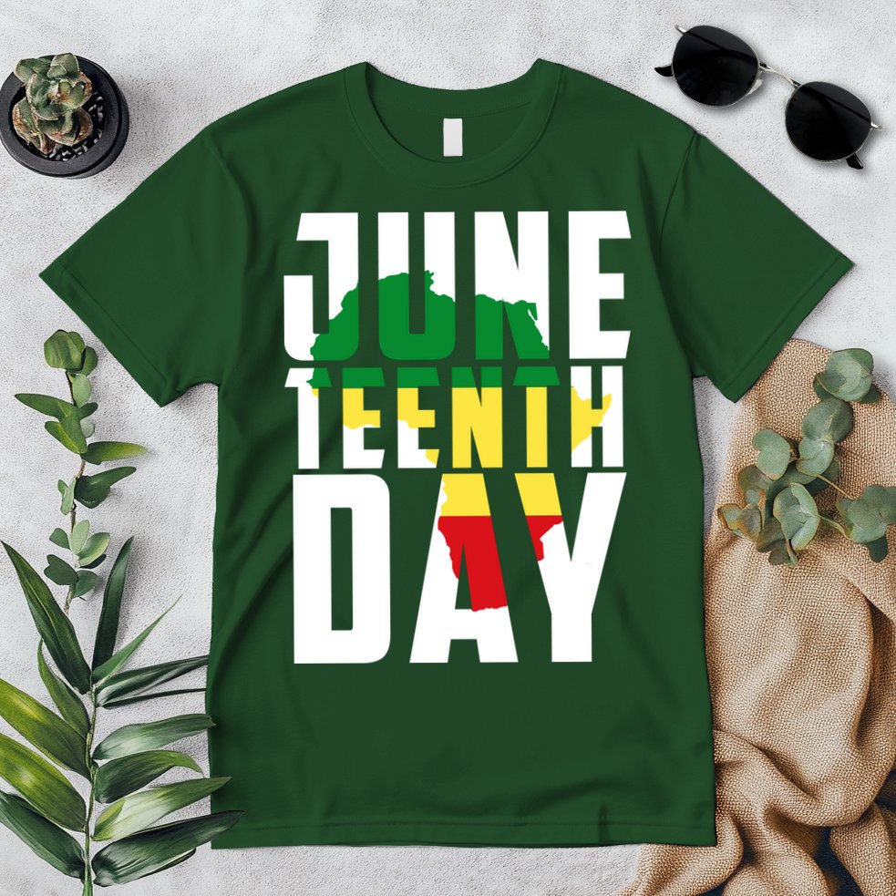 Juneteenth Day Map Premium T-Shirt