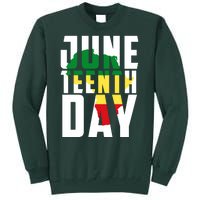 Juneteenth Day Map Tall Sweatshirt