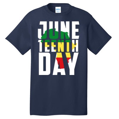 Juneteenth Day Map Tall T-Shirt