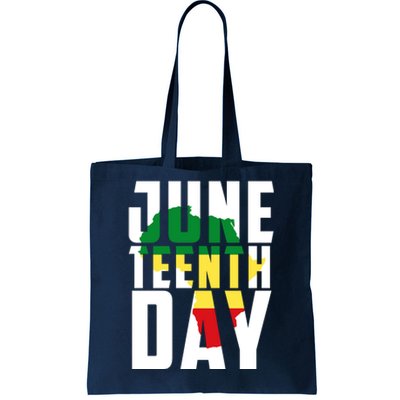 Juneteenth Day Map Tote Bag