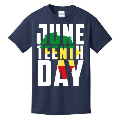 Juneteenth Day Map Kids T-Shirt