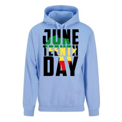 Juneteenth Day Map Unisex Surf Hoodie