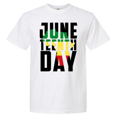 Juneteenth Day Map Garment-Dyed Heavyweight T-Shirt