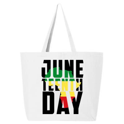 Juneteenth Day Map 25L Jumbo Tote