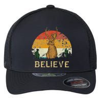 Jackrabbit Desert Mountain Cactus Sunshine Believe Jackalope Flexfit Unipanel Trucker Cap