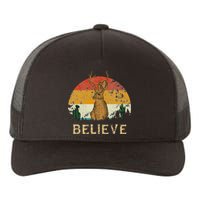 Jackrabbit Desert Mountain Cactus Sunshine Believe Jackalope Yupoong Adult 5-Panel Trucker Hat