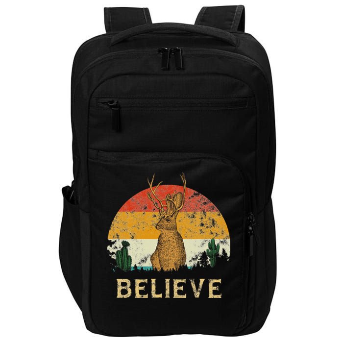 Jackrabbit Desert Mountain Cactus Sunshine Believe Jackalope Impact Tech Backpack