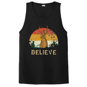 Jackrabbit Desert Mountain Cactus Sunshine Believe Jackalope PosiCharge Competitor Tank