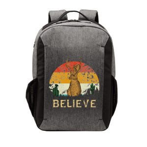 Jackrabbit Desert Mountain Cactus Sunshine Believe Jackalope Vector Backpack