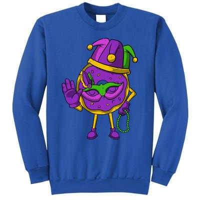 Jester Donut Masquerade Mask Mardi Gras Carnival Parade Meaningful Gift Sweatshirt