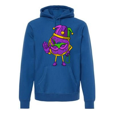 Jester Donut Masquerade Mask Mardi Gras Carnival Parade Meaningful Gift Premium Hoodie