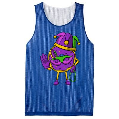 Jester Donut Masquerade Mask Mardi Gras Carnival Parade Meaningful Gift Mesh Reversible Basketball Jersey Tank