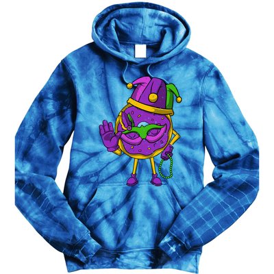 Jester Donut Masquerade Mask Mardi Gras Carnival Parade Meaningful Gift Tie Dye Hoodie